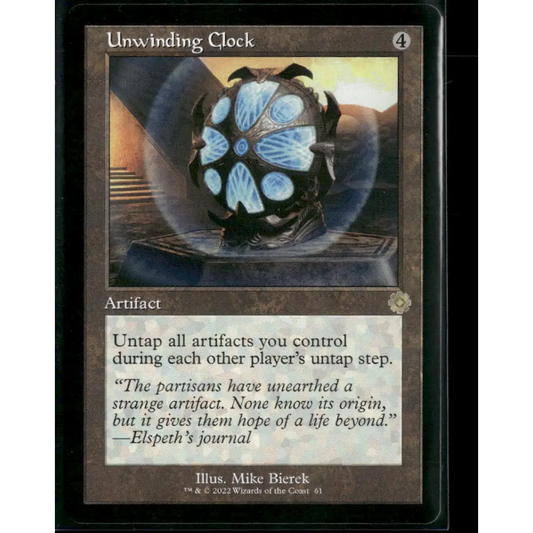 Unwinding Clock The Brothers’ War: Retro Frame Artifacts #61 - Trading Card