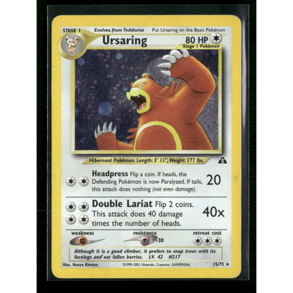 Ursaring (15) Neo Discovery #15/75 - Trading Card
