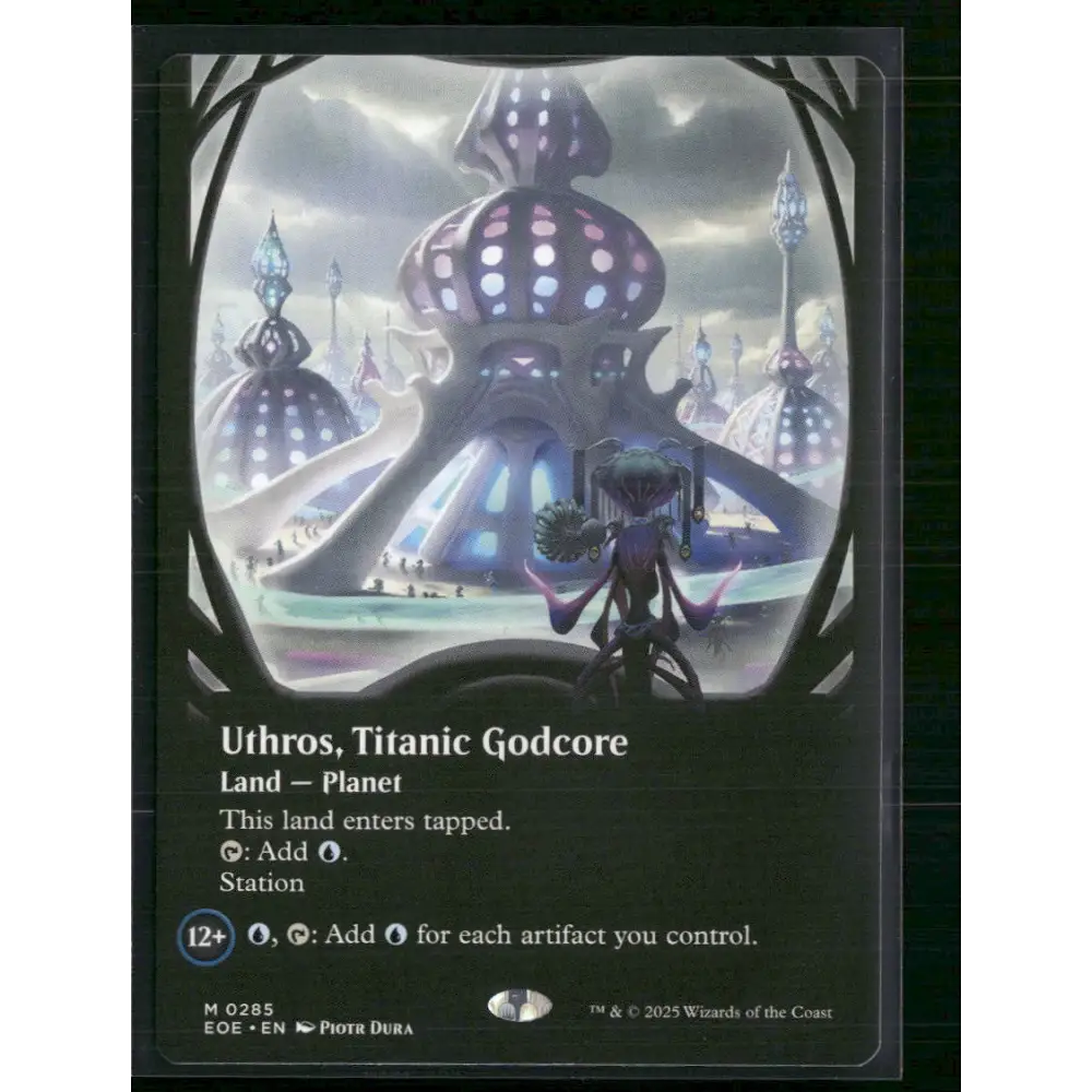 Uthros Titanic Godcore (Borderless) Edge of Eternities #285 - Trading Card