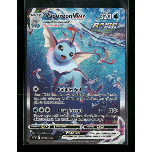 Vaporeon VMAX SWSH: Sword & Shield Promo Cards #SWSH182 - Trading Card