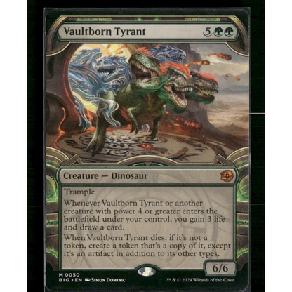 Vaultborn Tyrant (Showcase) Outlaws of Thunder Junction: The Big Score #50 - Trading Card