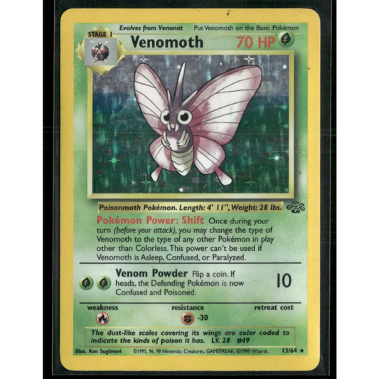 Venomoth (13) Jungle #13/64