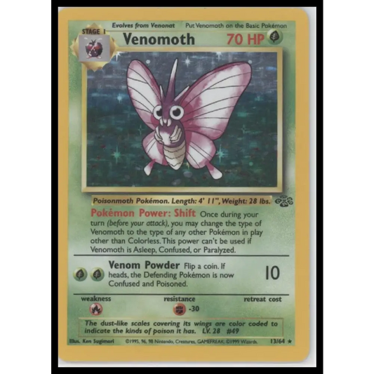 Venomoth (13) Jungle #13/64