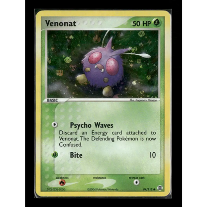 Venonat FireRed & LeafGreen #84/112 - Trading Card
