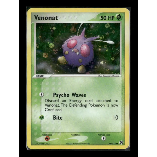 Venonat FireRed & LeafGreen #84/112 - Trading Card