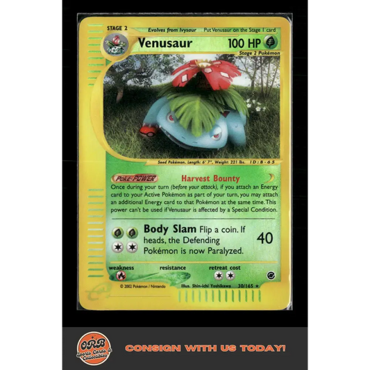 Venusaur (30) Expedition #030/165 - Trading Card
