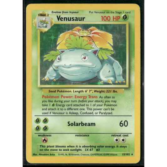 Venusaur Base Set #015/102
