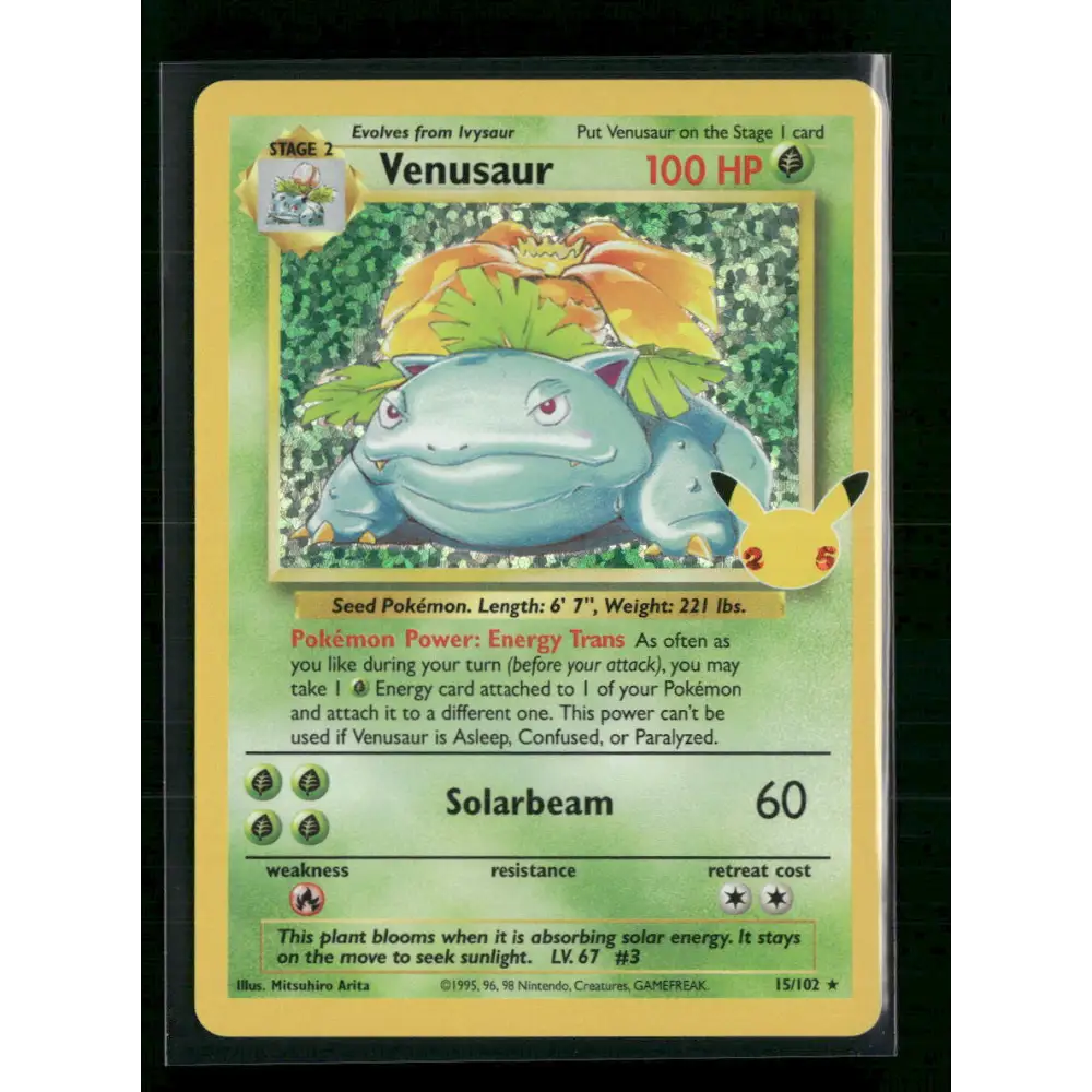 Venusaur Base Set #015/102 - Trading Card