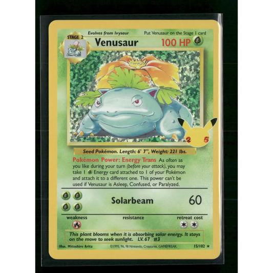 Venusaur Base Set #015/102 - Trading Card