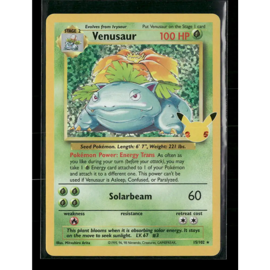 Venusaur Celebrations: Classic Collection #15/102 - Trading Card