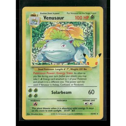 Venusaur Celebrations: Classic Collection #15/102 - Trading Card