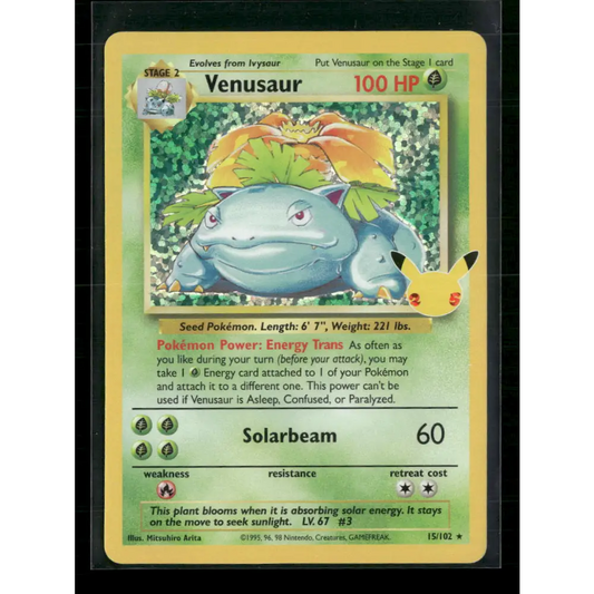 Venusaur Celebrations: Classic Collection #15/102 - Trading Card