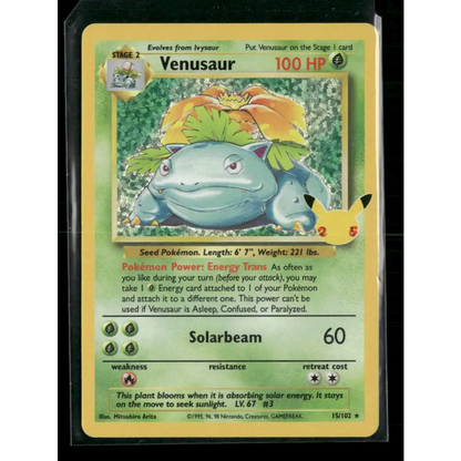 Venusaur Celebrations: Classic Collection #15/102 - Trading Card