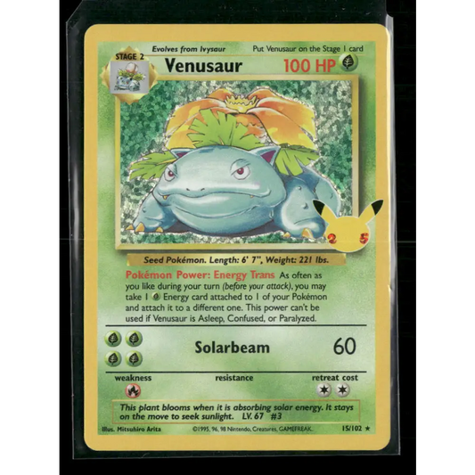 Venusaur Celebrations: Classic Collection #15/102 - Trading Card