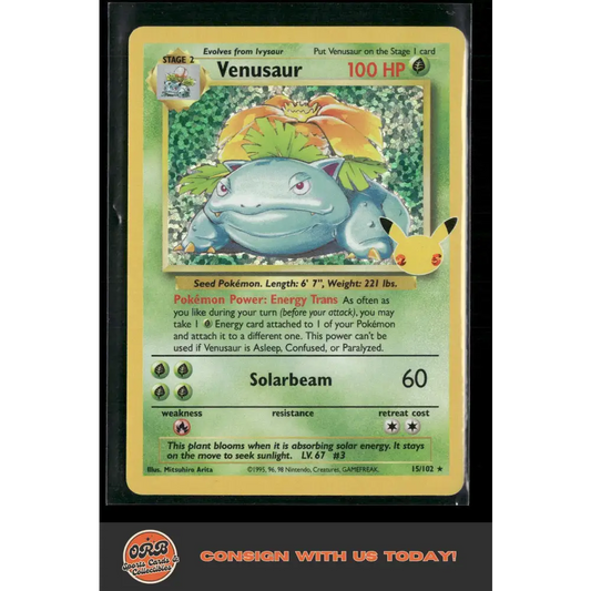 Venusaur Celebrations: Classic Collection #15/102 - Trading Card