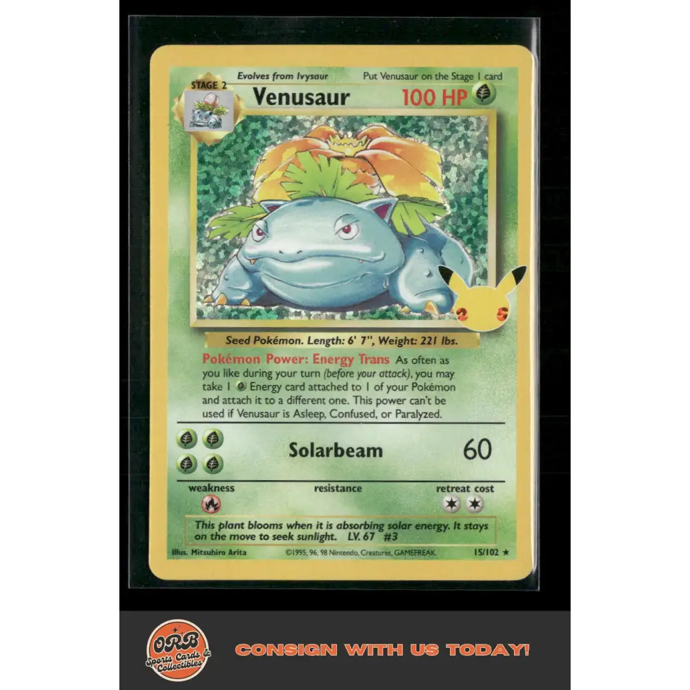 Venusaur Celebrations: Classic Collection #15/102 - Trading Card