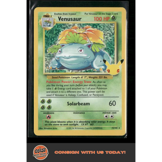 Venusaur Celebrations: Classic Collection #15/102 - Trading Card