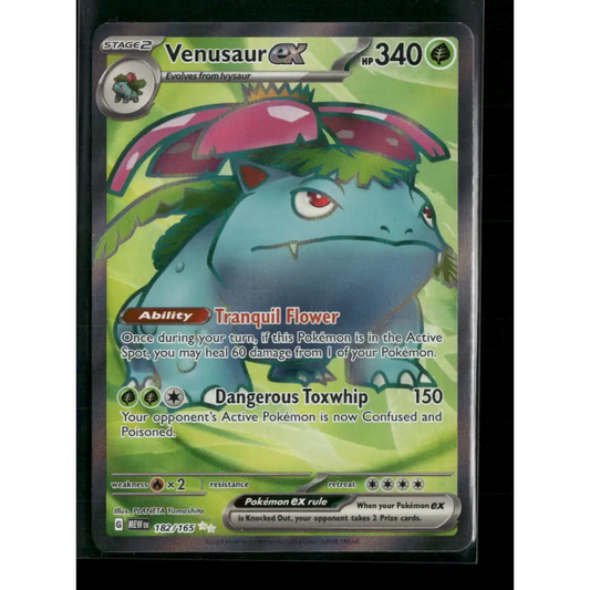 Venusaur ex SV: Scarlet & Violet 151 #182/165 - Trading Card