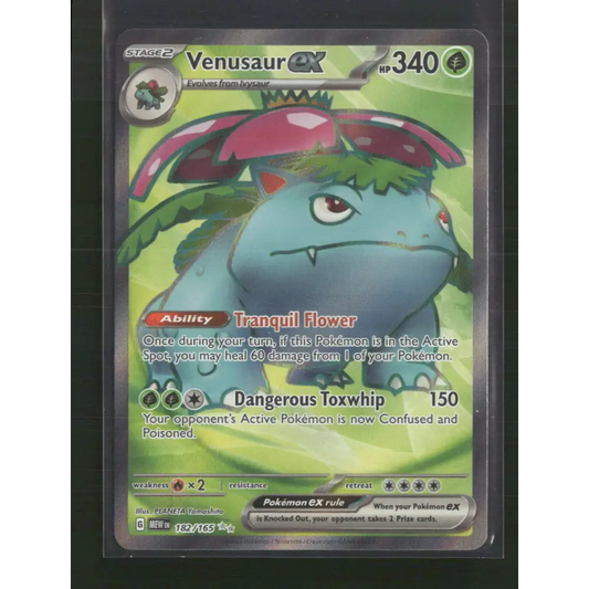 Venusaur ex SV: Scarlet & Violet 151 #182/165 - Trading Card