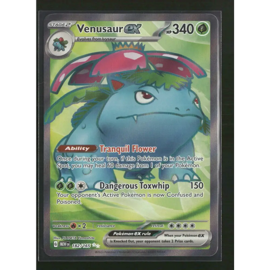 Venusaur ex SV: Scarlet & Violet 151 #182/165 - Trading Card