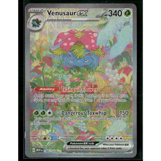 Venusaur ex SV: Scarlet & Violet 151 #198/165 - Trading Card