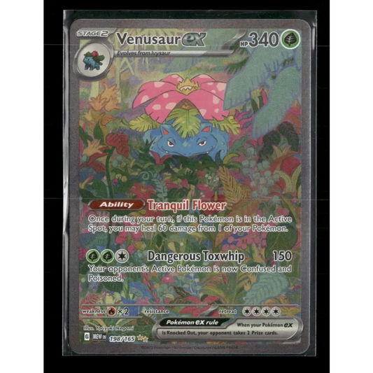 Venusaur ex SV: Scarlet & Violet 151 #198/165 - Trading Card