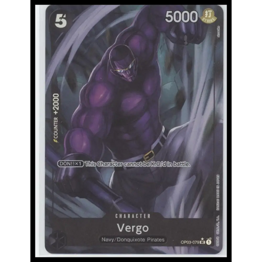 Vergo (Full Art) Premium Booster -The Best- #OP03-079 - Trading Card