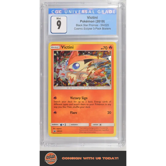 Victini 2019 Black Star Promos #SM225 CGC 9 - Graded Trading Card