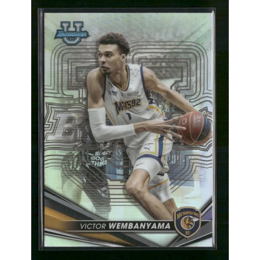 Victor Wembanyama 2022-23 Bowman University Best #51 Refractors - Trading Card