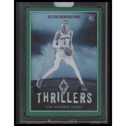 Victor Wembanyama 2023-24 Panini Phoenix #2 Thrillers Green #/5 - Trading Card