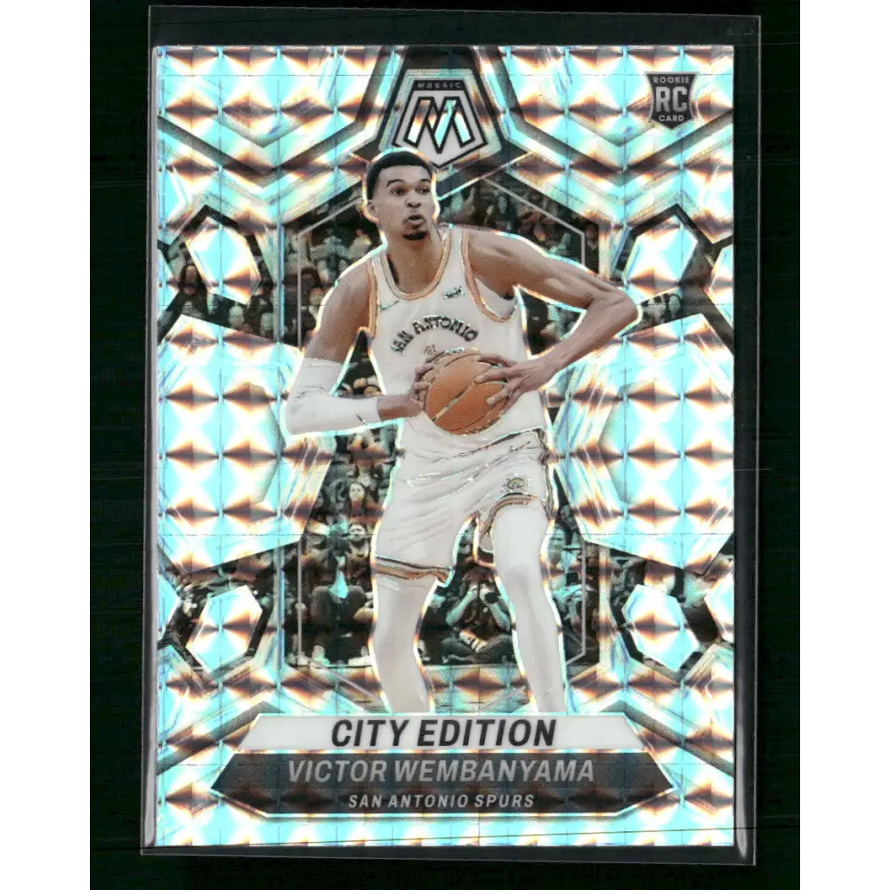 Victor Wembanyama San Antonio Spurs 2023-24 Panini Mosaic City Edition Rookie - Trading Card