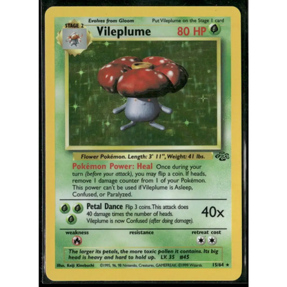 Vileplume (15) Jungle #15/64