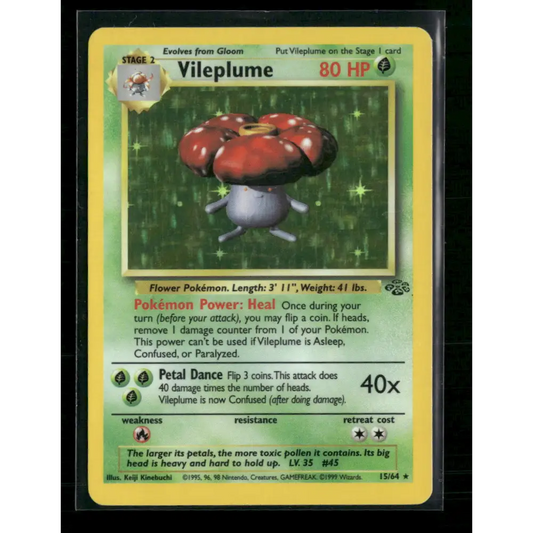 Vileplume (15) Jungle #15/64 - Trading Card