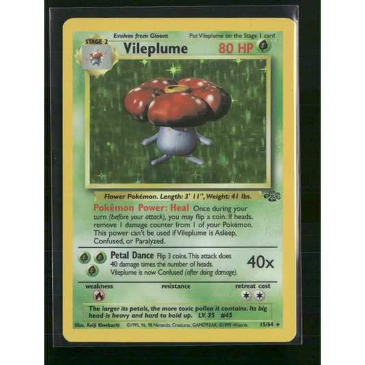 Vileplume (15) Jungle #15/64 - Trading Card