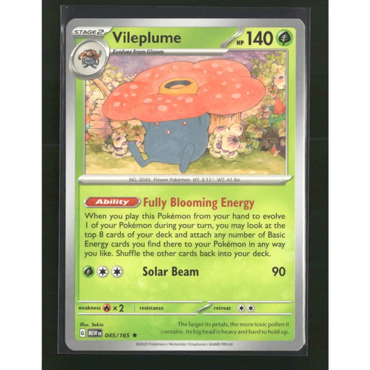 Vileplume Deck Exclusives #045/165 - Trading Card