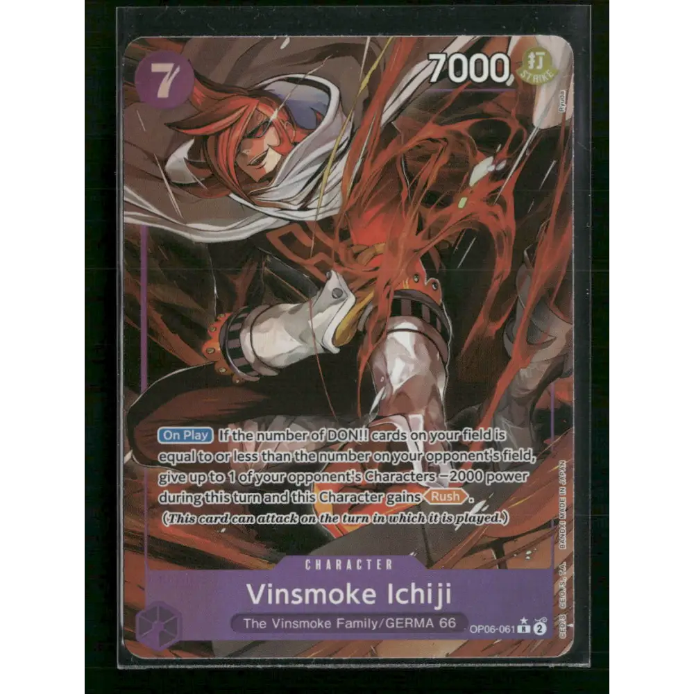 Vinsmoke Ichiji (061) (Alternate Art) Wings of the Captain #OP06-061 - Trading Card