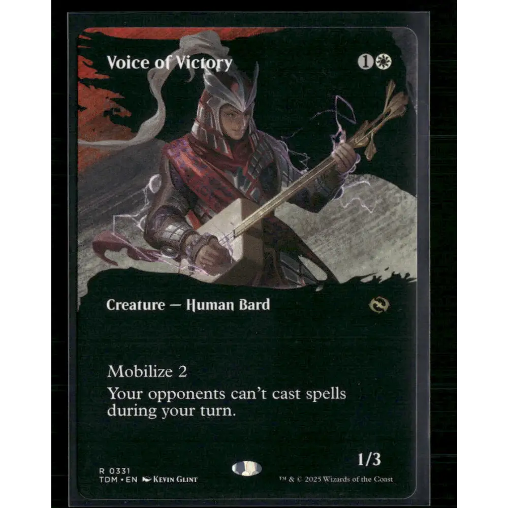Voice of Victory (Borderless) Tarkir: Dragonstorm #331 - Trading Card
