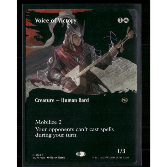 Voice of Victory (Borderless) Tarkir: Dragonstorm #331 - Trading Card