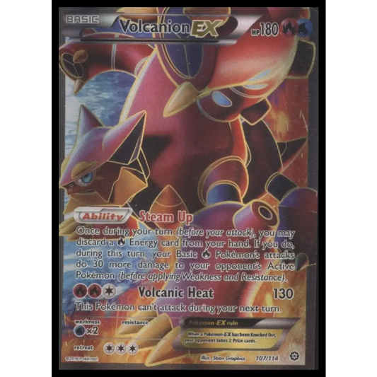Volcanion EX (Full Art) XY - Steam Siege #107/114