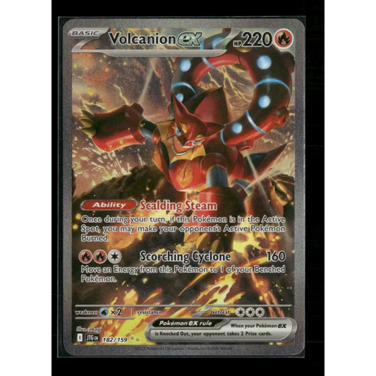 Volcanion ex SV09: Journey Together #182/159 - Trading Card