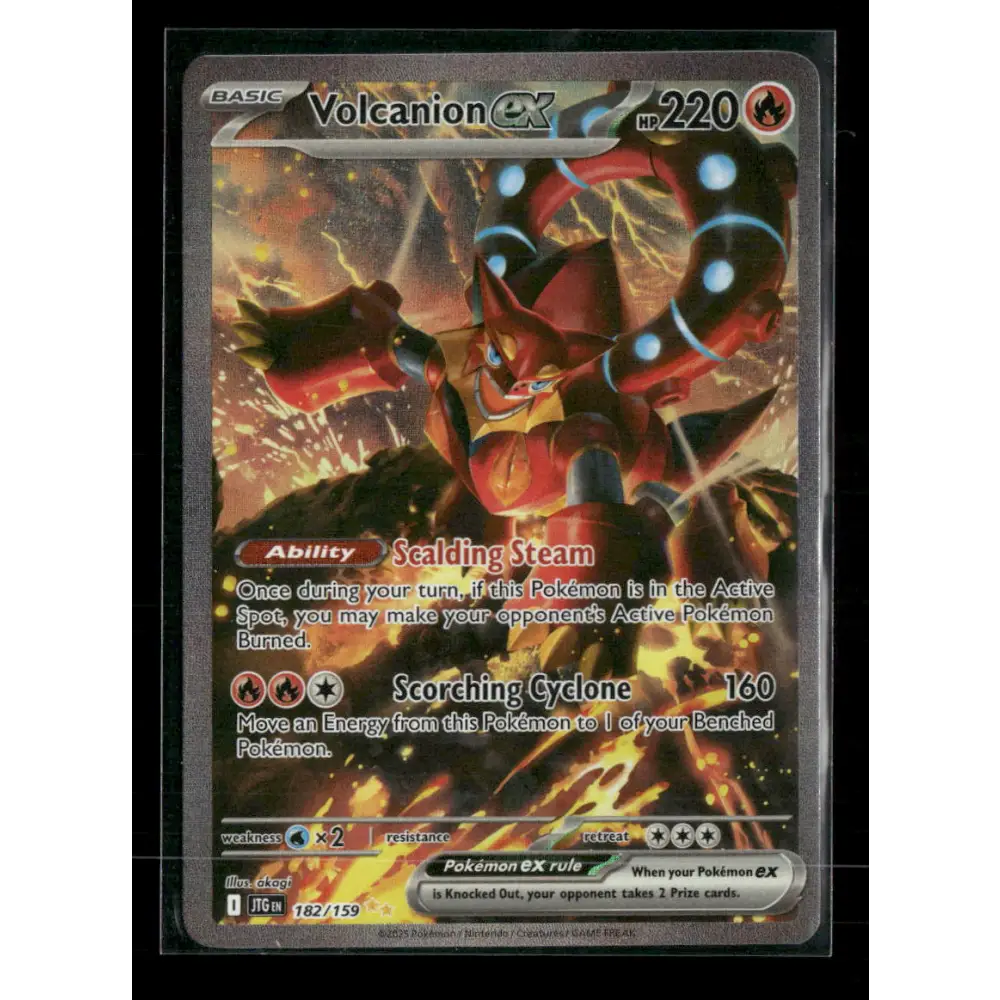 Volcanion ex SV09: Journey Together #182/159 - Trading Card