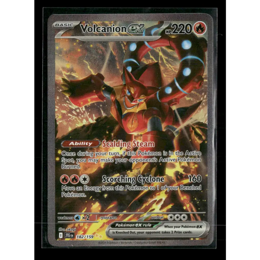 Volcanion ex SV09: Journey Together #182/159 - Trading Card