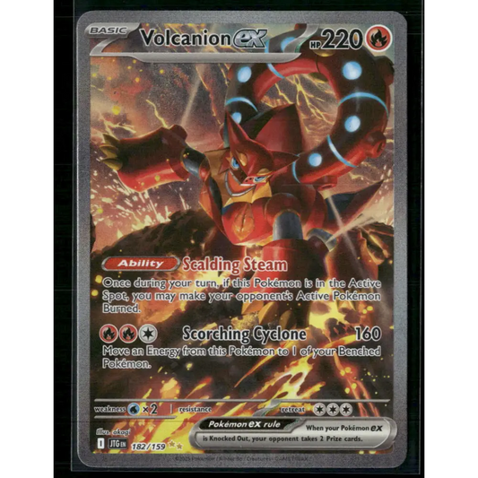 Volcanion ex SV09: Journey Together #182/159 - Trading Card