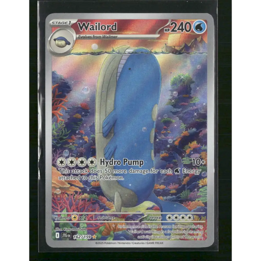 Wailord SV09: Journey Together #162/159 - Trading Card