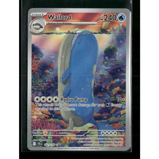 Wailord SV09: Journey Together #162/159 - Trading Card