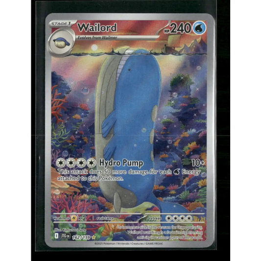 Wailord SV09: Journey Together #162/159 - Trading Card