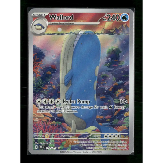 Wailord SV09: Journey Together #162/159 - Trading Card