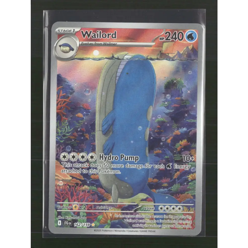 Wailord SV09: Journey Together #162/159 - Trading Card