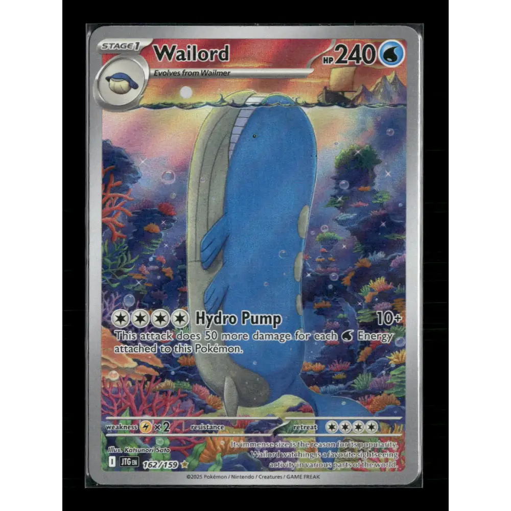 Wailord SV09: Journey Together #162/159 - Trading Card