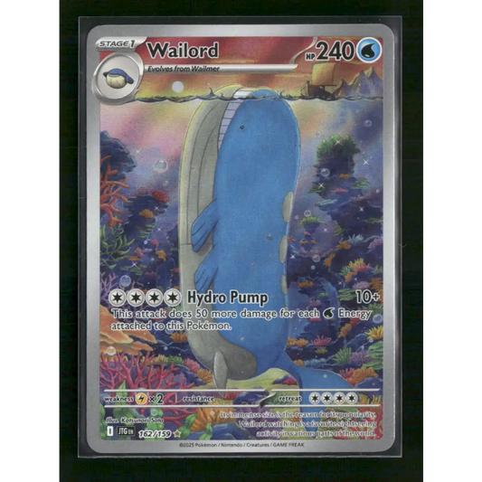 Wailord SV09: Journey Together #162/159 - Trading Card